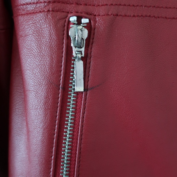 Uniform Petite John Paul Richard Lamb Leather Jacket - Picture 4 of 5